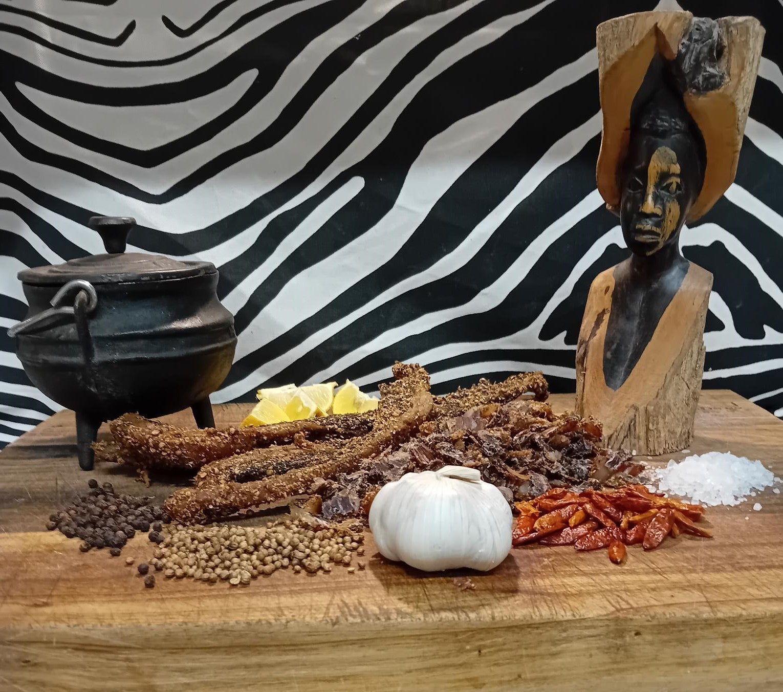 Garlic Per-Peri Biltong (Hot!)